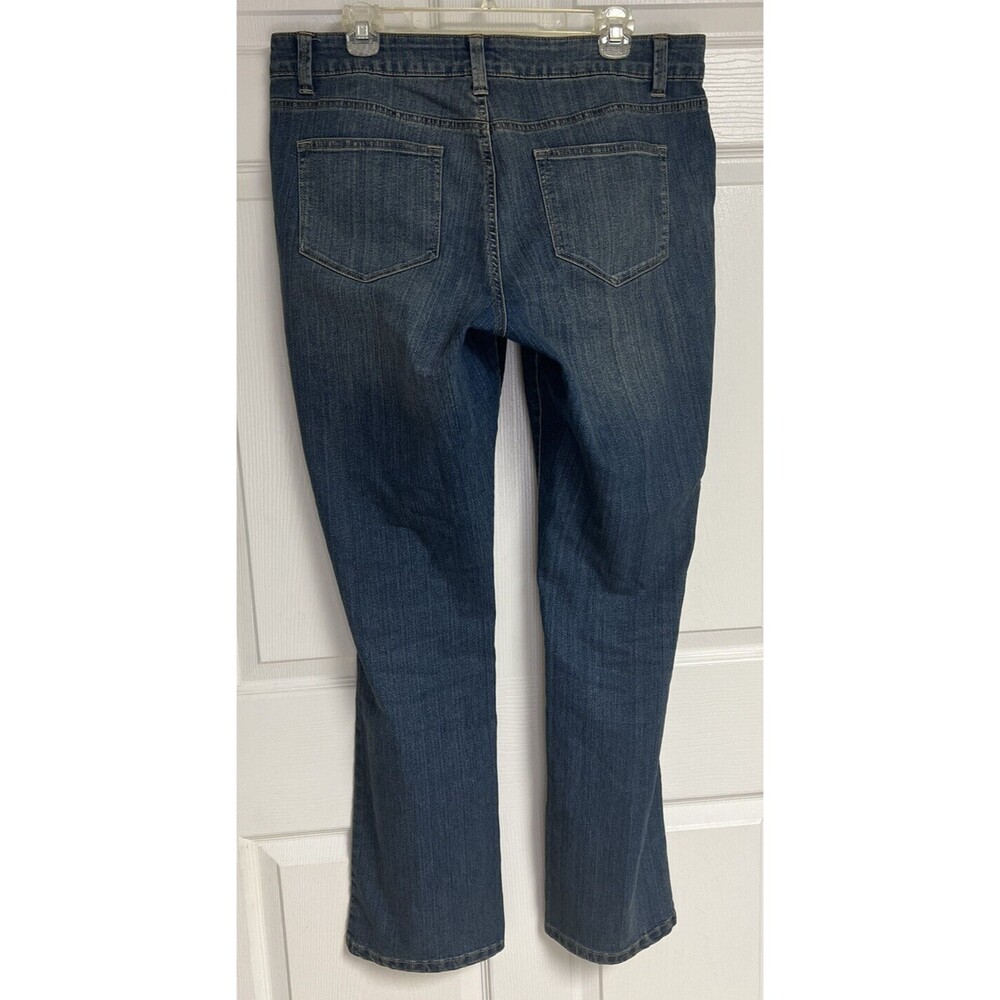 Sonoma Womens Curvy Bootcut Jeans Size 14 Mid Rise Stretch 33" Inseam - Picture 2 of 7